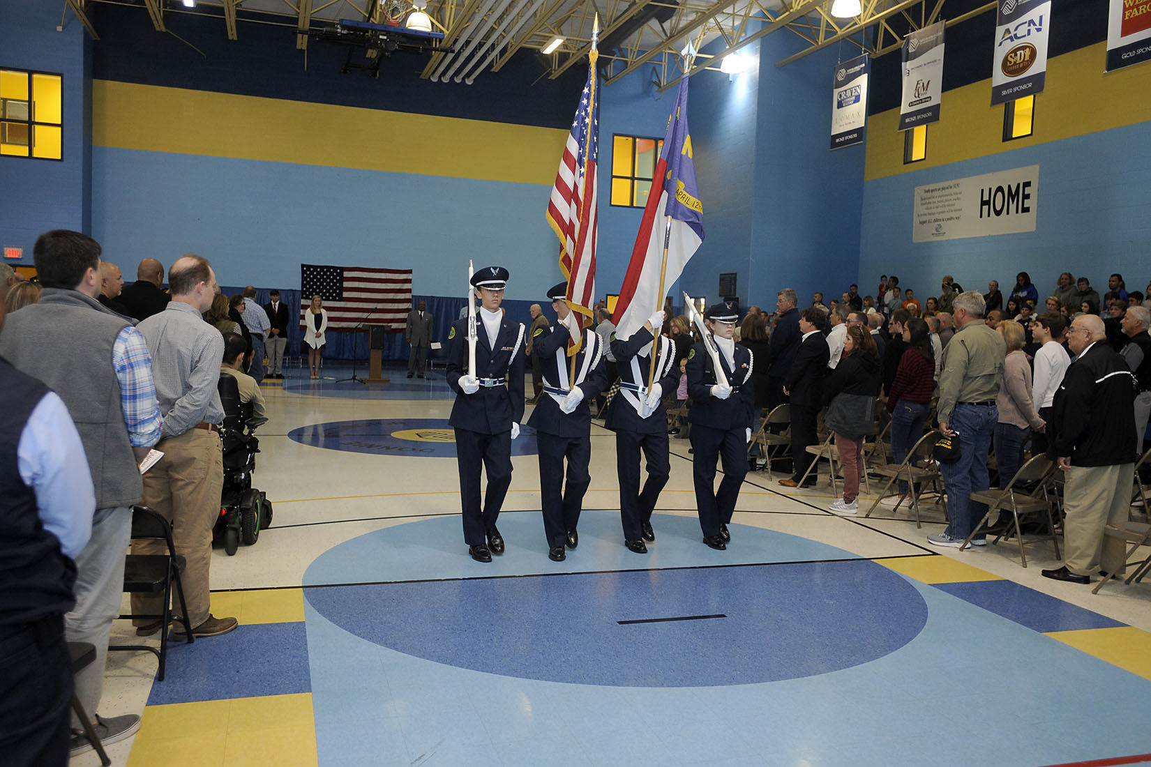 Veterans Day Ceremony at the Boys and Girls Club